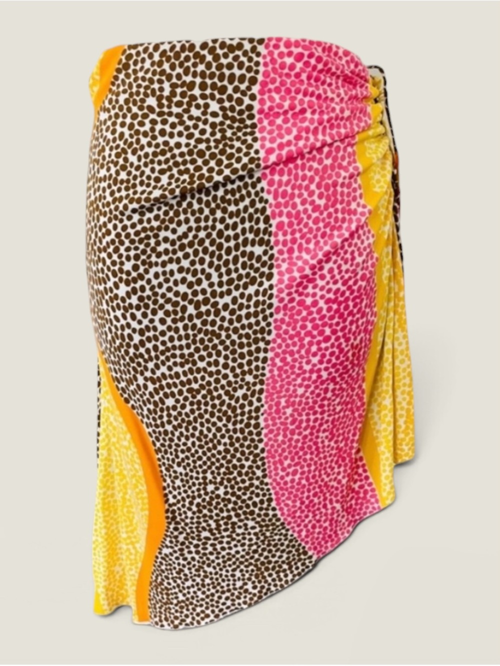 TRINA TURK Asymmetrical Bright Summer Skirt Size 6